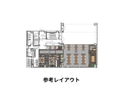 中央区銀座のセットアップオフィス物件（築地市場駅徒歩4分、約75坪）