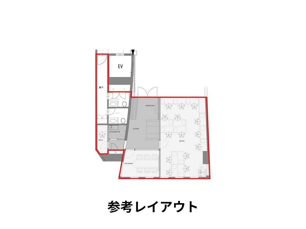 品川区西五反田のセットアップオフィス物件（不動前駅徒歩1分、約50坪）