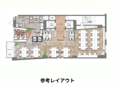 品川区西五反田のセットアップオフィス物件（不動前駅徒歩1分、約55坪）