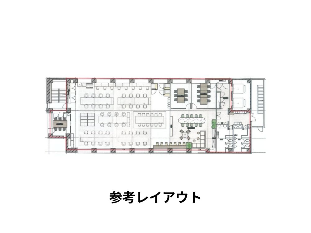 港区西新橋のセットアップオフィス物件（御成門駅徒歩3分、約115坪）