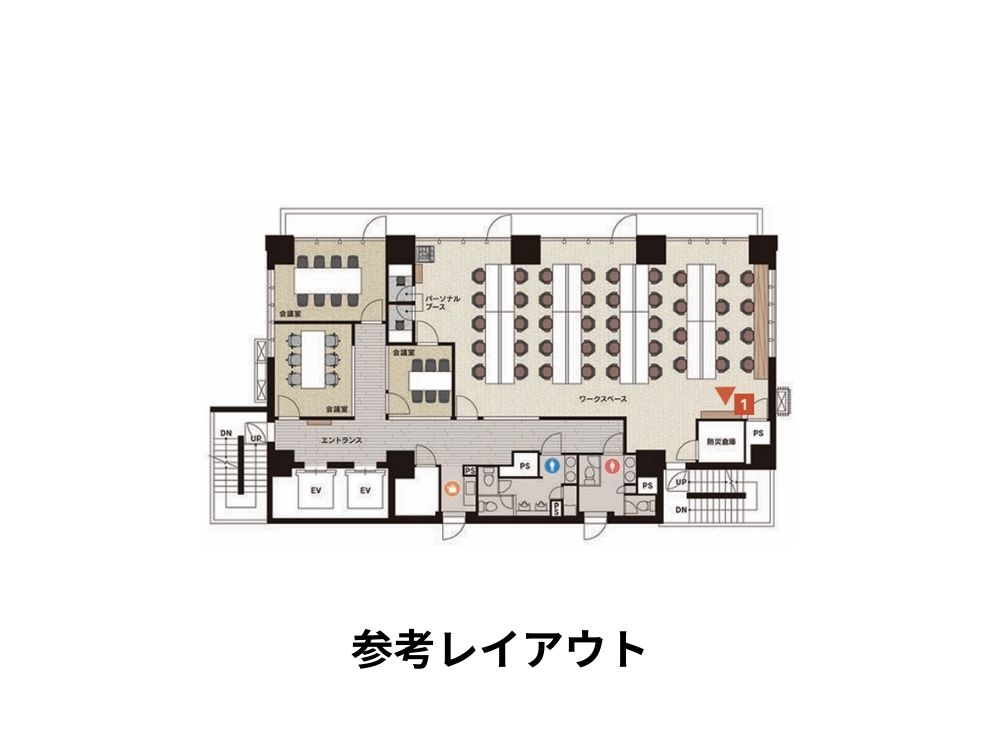 渋谷区渋谷のセットアップオフィス物件（渋谷駅8分、約65坪）