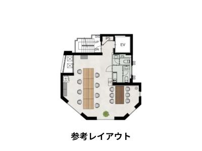 港区西新橋のセットアップオフィス物件（内幸町駅徒歩1分、約20坪）