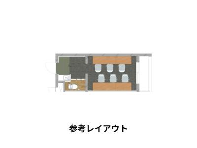 渋谷区代々木の6名用オフィス物件(新宿駅徒歩2分、10坪未満)