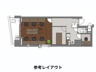 中央区銀座のセットアップオフィス物件(新富町駅徒歩2分、約15坪)