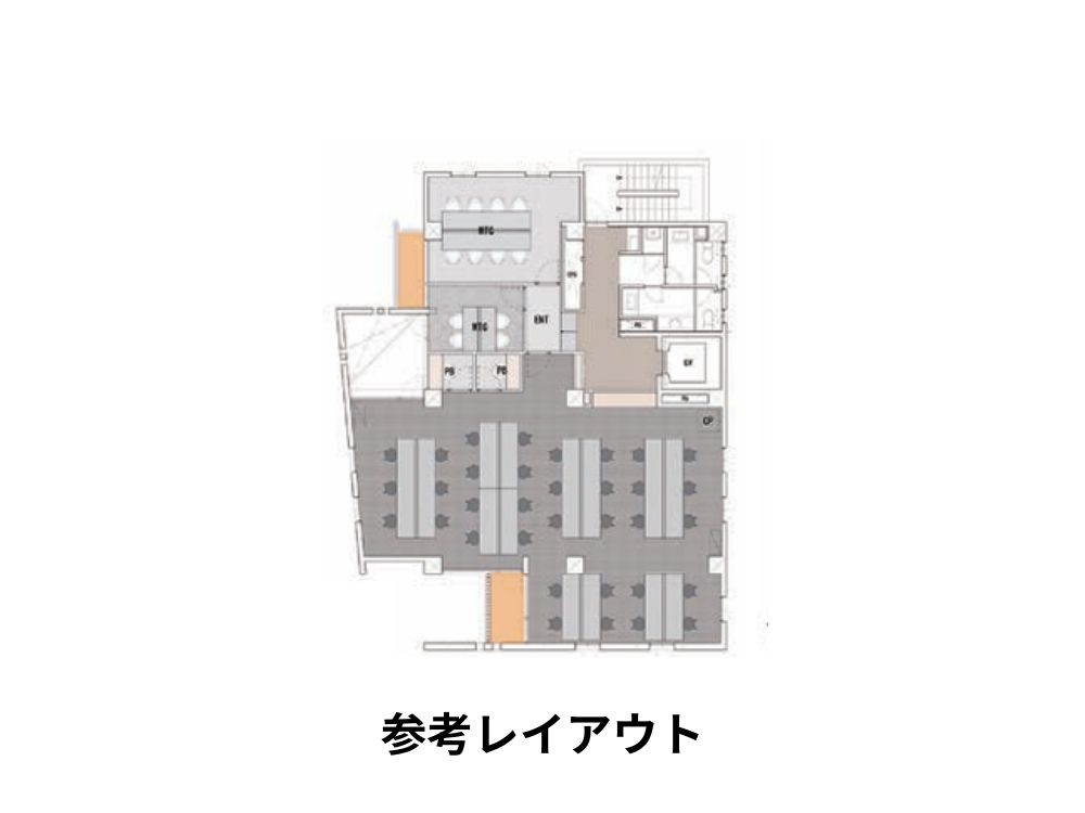 渋谷区恵比寿南のセットアップオフィス物件（恵比寿駅徒歩6分、約50坪）